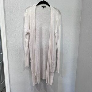 RW&CO Women's Long White Cardigan